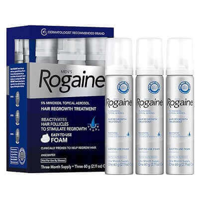 Men's Rogaine Foam 5%.