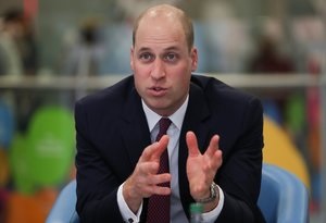 The Duke Of Cambridge Shaved Head Frontal