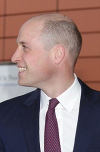 Prince William Shaved Head Side