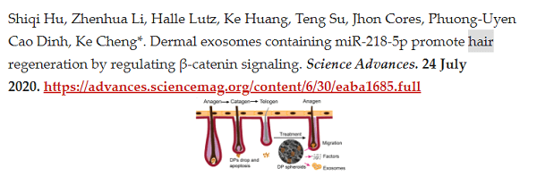 Exosomas de Cheng Lab